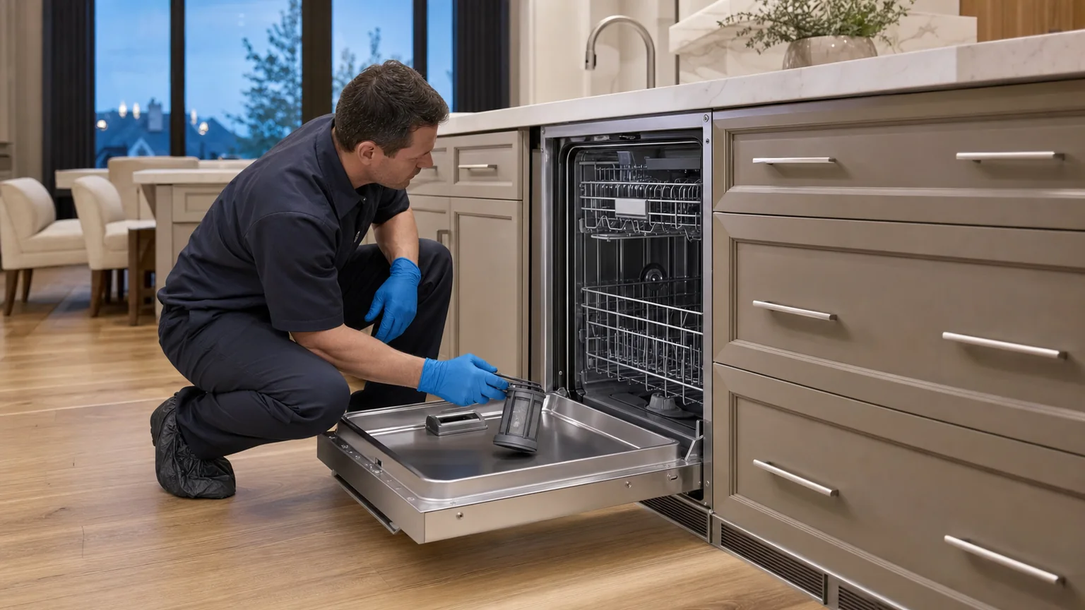 Built-in wall-oven service